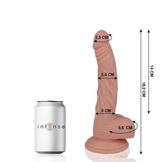 MR INTENSE - 12 PENE REALÍSTICO 18.2 CM -O- 2.5 CM - Nuvica