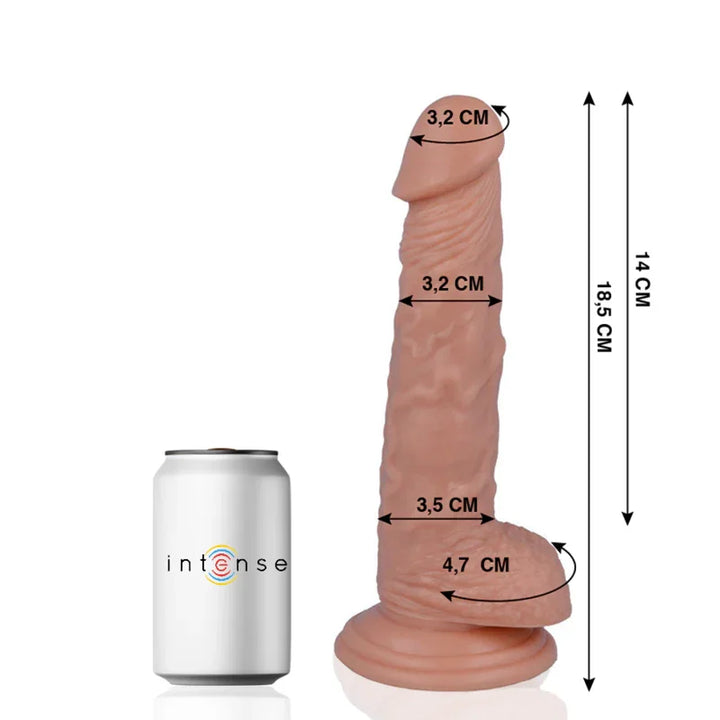 MR INTENSE - 13 PENE REALÍSTICO 18.5 CM -O- 3.2 CM - Nuvica