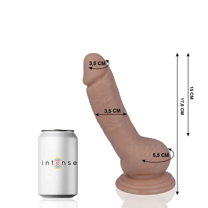 MR INTENSE - 8 PENE REALÍSTICO 17.6 CM -O- 3.5 CM - Nuvica