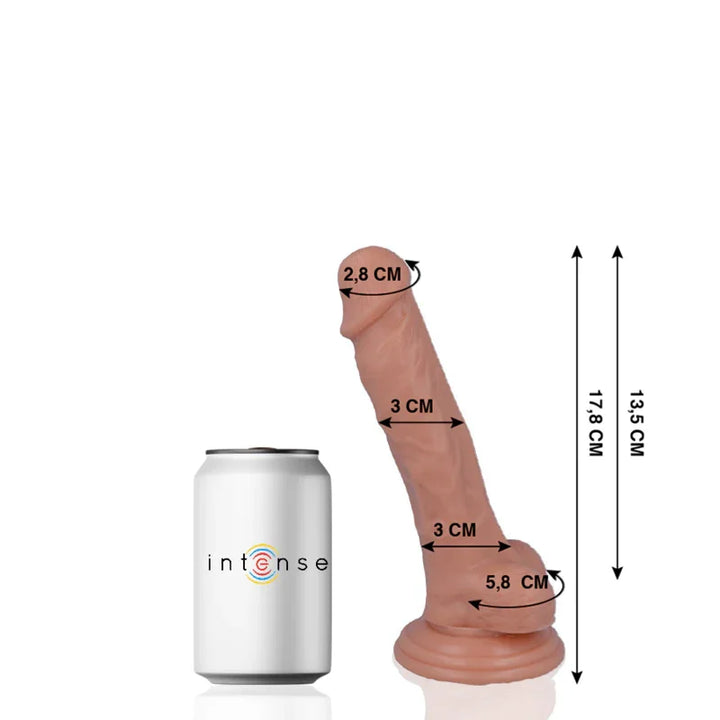MR INTENSE - 9 PENE REALÍSTICO 17.8 CM -O- 3 CM - Nuvica