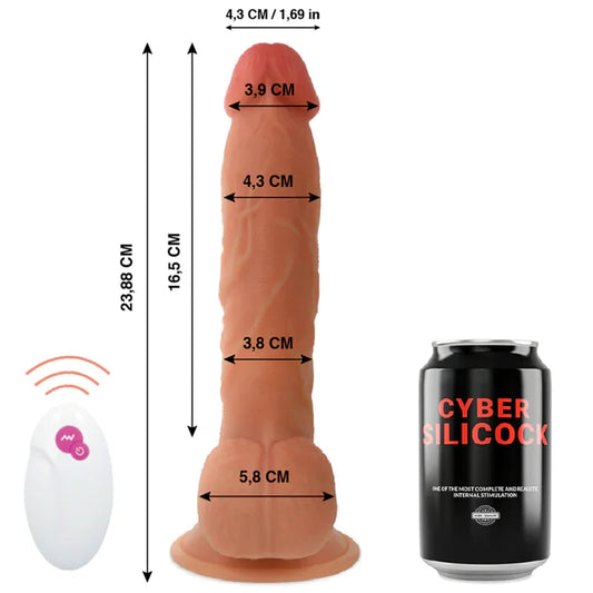 CYBER SILICOCK - REALÍSTICO CONTROL REMOTO MASTER BEN 23.88 CM -O- 4.3 CM - Nuvica