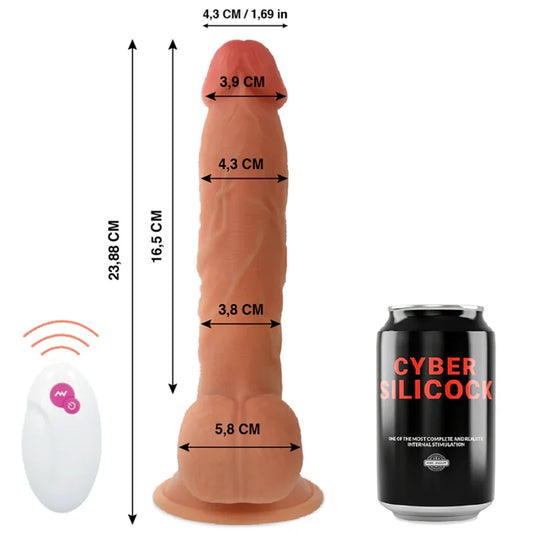CYBER SILICOCK - REALÍSTICO CONTROL REMOTO MR JOHN 23.88 CM -O- 4.3 CM - Nuvica