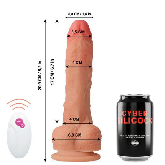 CYBER SILICOCK - REALÍSTICO CONTROL REMOTO MR RICK 20.9 CM -O- 4 CM - Nuvica