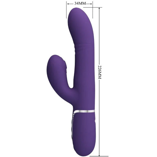 PRETTY LOVE - VIBRADOR PUNTO G MULTIFUNCIÓN MORADO - Nuvica