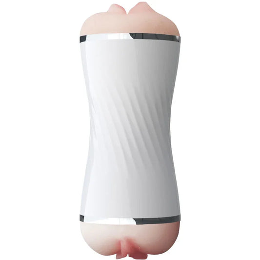 ARMONY - MASTURBADOR DOBLE VAGINA & BOCA BLANCO - Nuvica