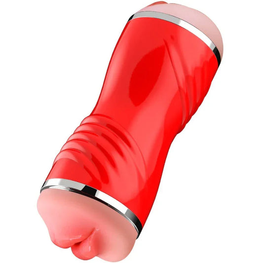 ARMONY - MASTURBADOR DOBLE VAGINA & BOCA ROJO - Nuvica