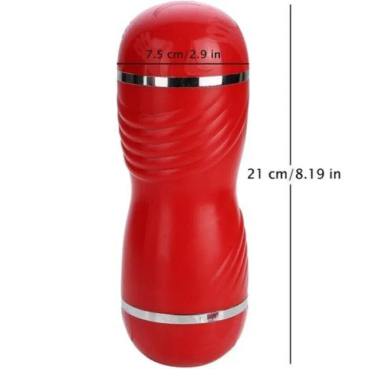 ARMONY - MASTURBADOR DOBLE VAGINA & BOCA ROJO - Nuvica