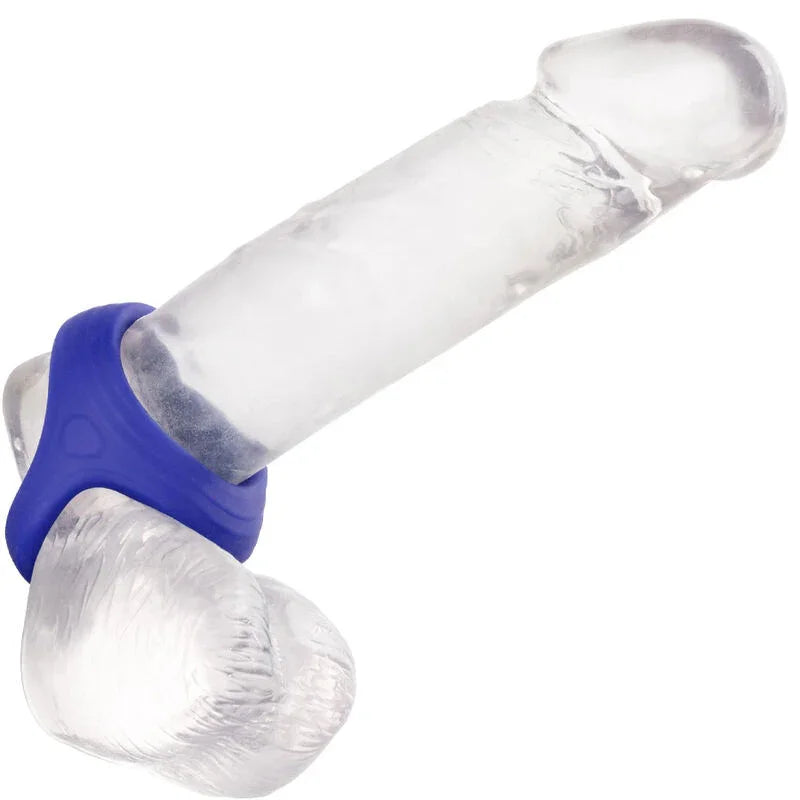 CALEXOTICS - ADMIRAL COCK BALL DOBLE ANILLO AZUL - Nuvica