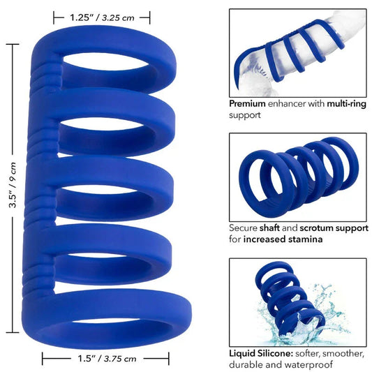 CALEXOTICS - ADMIRAL JAULA XTREME PARA PENE AZUL - Nuvica