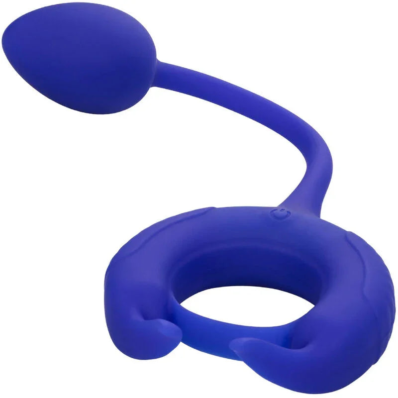 CALEXOTICS - ADMIRAL ANILLO CON PESO PARA PENE AZUL - Nuvica