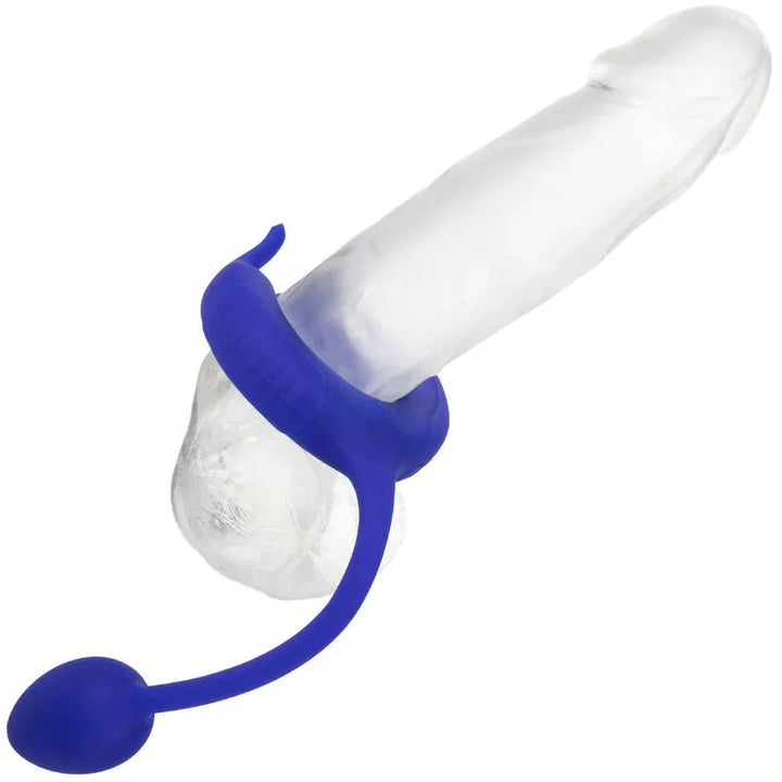 CALEXOTICS - ADMIRAL ANILLO CON PESO PARA PENE AZUL - Nuvica