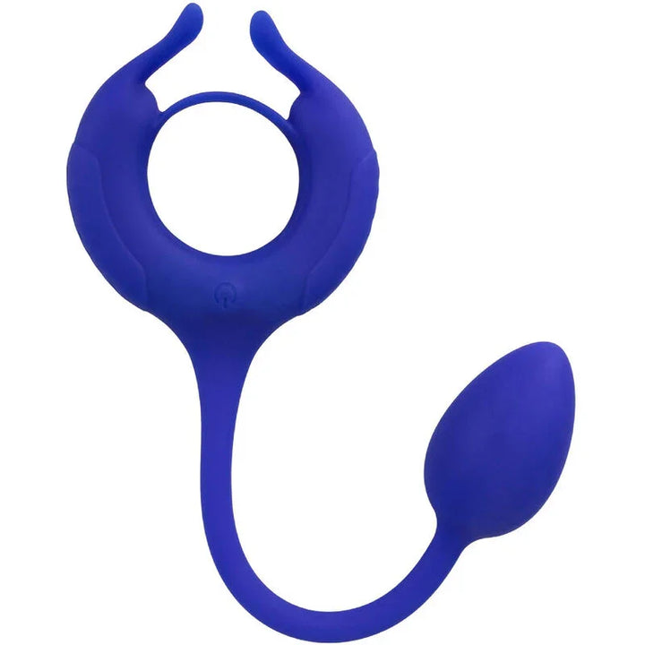 CALEXOTICS - ADMIRAL ANILLO CON PESO PARA PENE AZUL - Nuvica