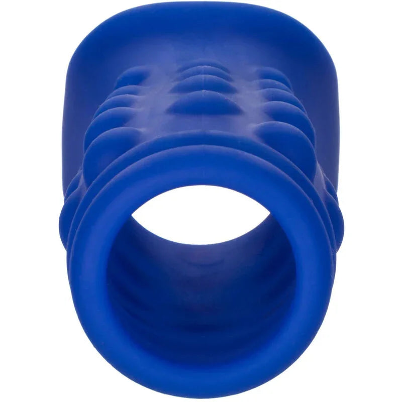 CALEXOTICS - ADMIRAL BEADED FUNDA PENE SILICONA LÍQUIDA AZUL - Nuvica