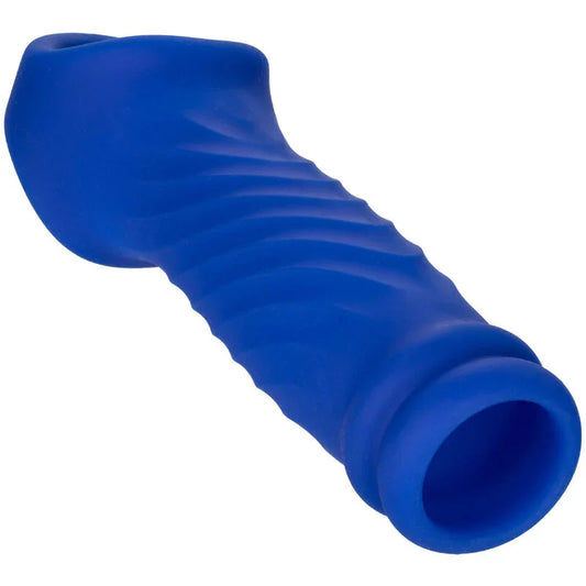 CALEXOTICS - ADMIRAL WAVE FUNDA PENE SILICONA LÍQUIDA AZUL - Nuvica