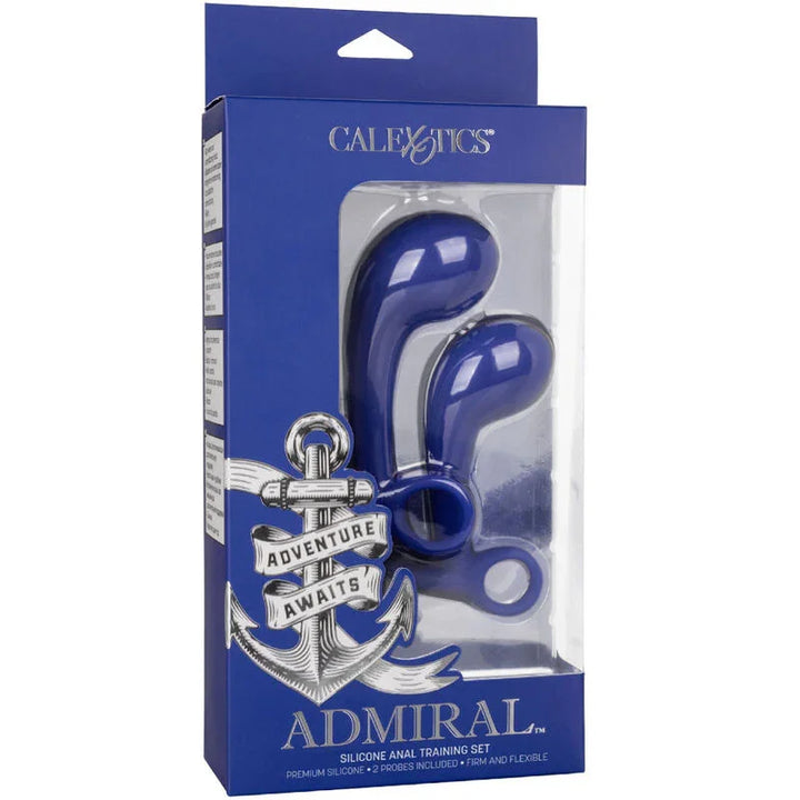 CALEXOTICS - ADMIRAL SET 2 PLUG ANAL AZUL - Nuvica