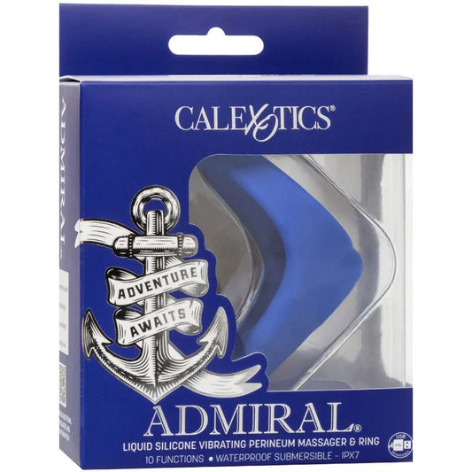 CALEXOTICS - ADMIRAL MASAJEADOR DE PERINEO AZUL - Nuvica