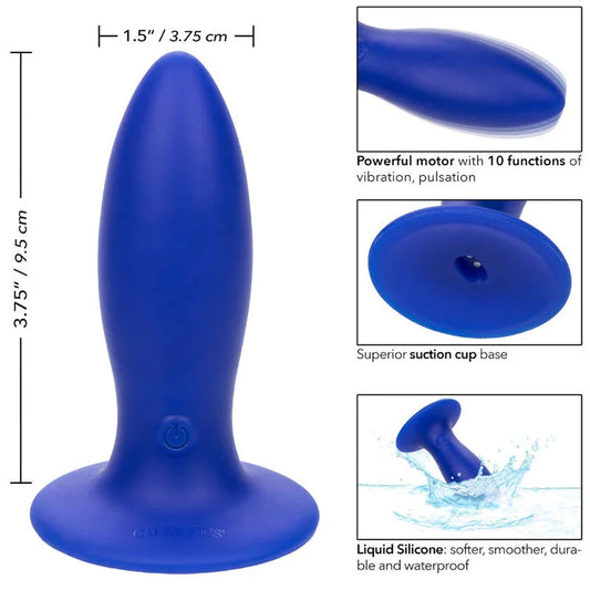 CALEXOTICS - ADMIRAL TORPEDO PLUG ANAL VIBRADOR AZUL - Nuvica