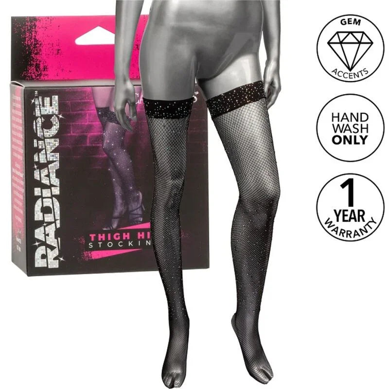 CALEXOTICS - RADIANCE MEDIAS HASTA EL MUSLO PEDRERÍA - Nuvica