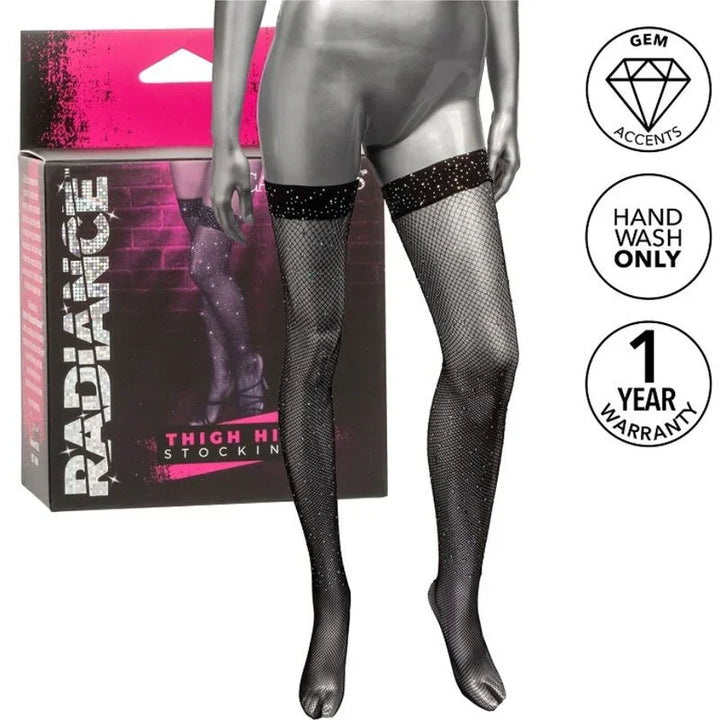 CALEXOTICS - RADIANCE MEDIAS HASTA EL MUSLO PEDRERÍA - Nuvica