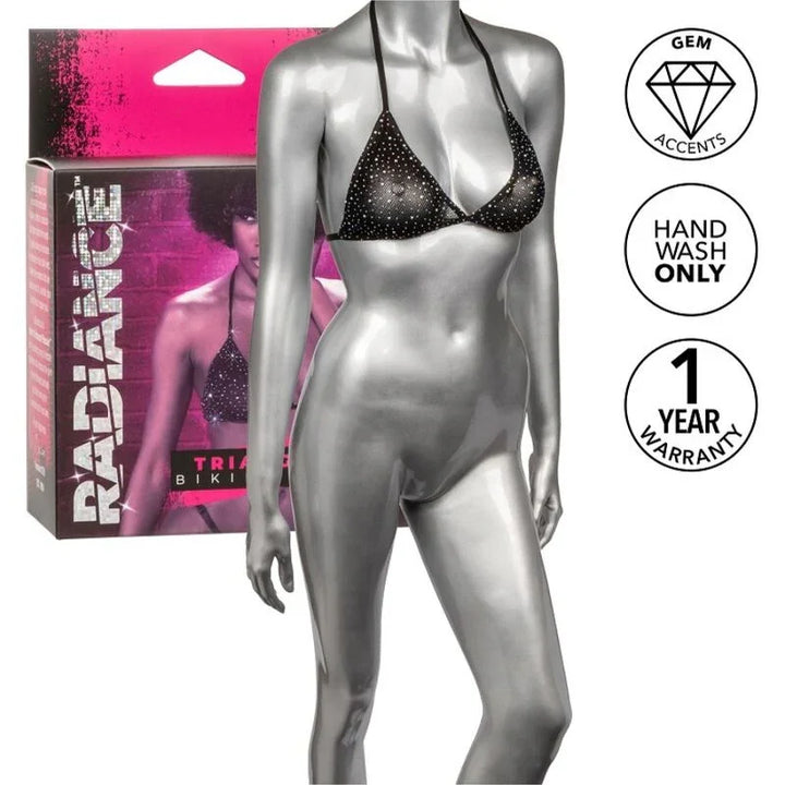 CALEXOTICS - RADIANCE TOP DE BIKINI TRIANGULAR PEDRERÍA - Nuvica