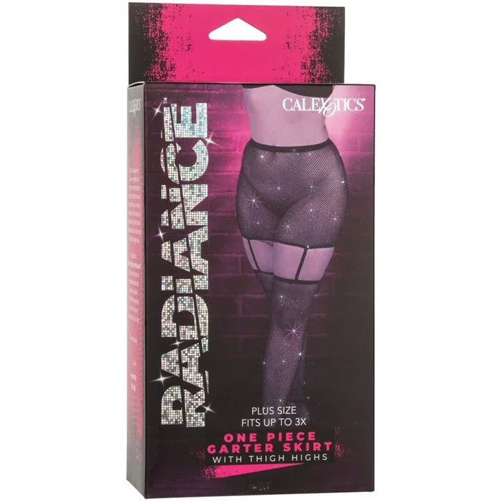 CALEXOTICS - RADIANCE FALDA DE LIGA HASTA EL MUSLO TALLA GRANDE - Nuvica