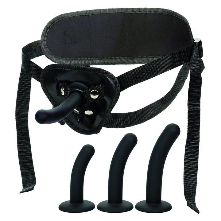 CALEXOTICS - BOUNDLESS KIT ARNÉS SILICONA CURVADO - Nuvica