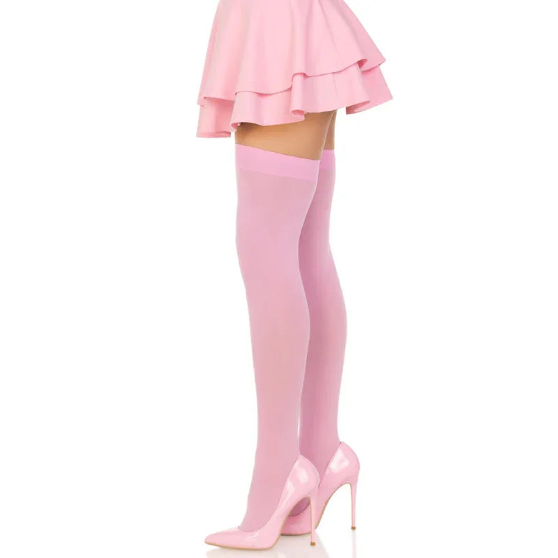LEG AVENUE - MEDIAS NAILON ROSA - Nuvica
