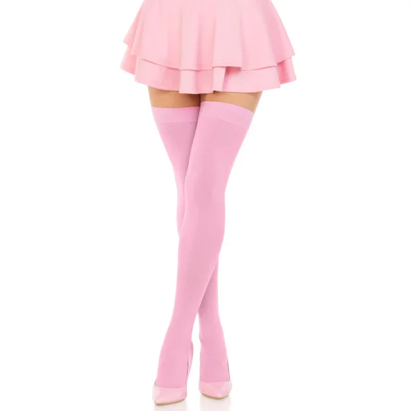LEG AVENUE - MEDIAS NAILON ROSA - Nuvica