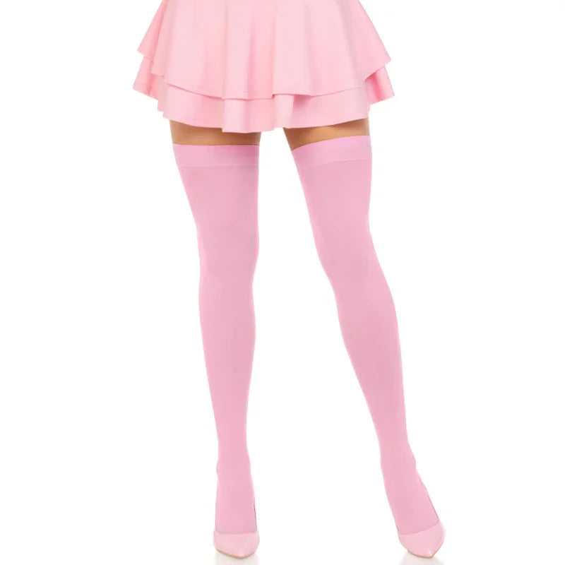 LEG AVENUE - MEDIAS NAILON ROSA - Nuvica