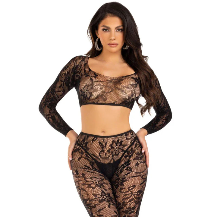 LEG AVENUE - SET TOP CORTO & MEDIAS TOBILLO - Nuvica