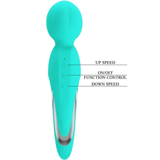 PRETTY LOVE - WALTER VIBRADOR WAND VERDE AGUA - Nuvica