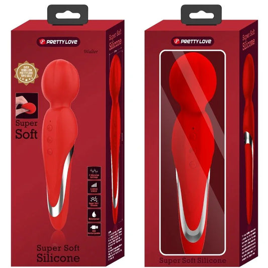 PRETTY LOVE - WALTER VIBRADOR WAND ROJO - Nuvica