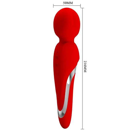 PRETTY LOVE - WALTER VIBRADOR WAND ROJO - Nuvica