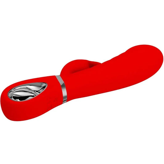 PRETTY LOVE - PRESCOTT VIBRADOR PUNTO G MULTIFUNCIÓN ROJO - Nuvica