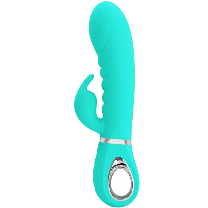 PRETTY LOVE - PRESCOTT VIBRADOR PUNTO G MULTIFUNCIÓN VERDE AGUA - Nuvica