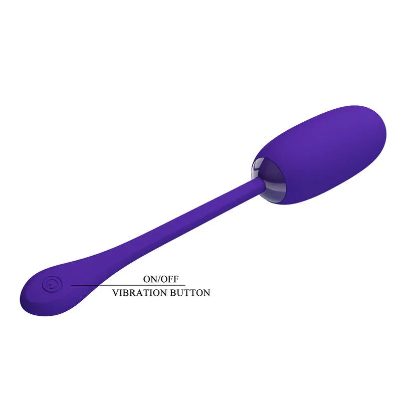 PRETTY LOVE - JULIUS HUEVO VIBRADOR IMPERMEBLE & RECARGABLE LILA - Nuvica