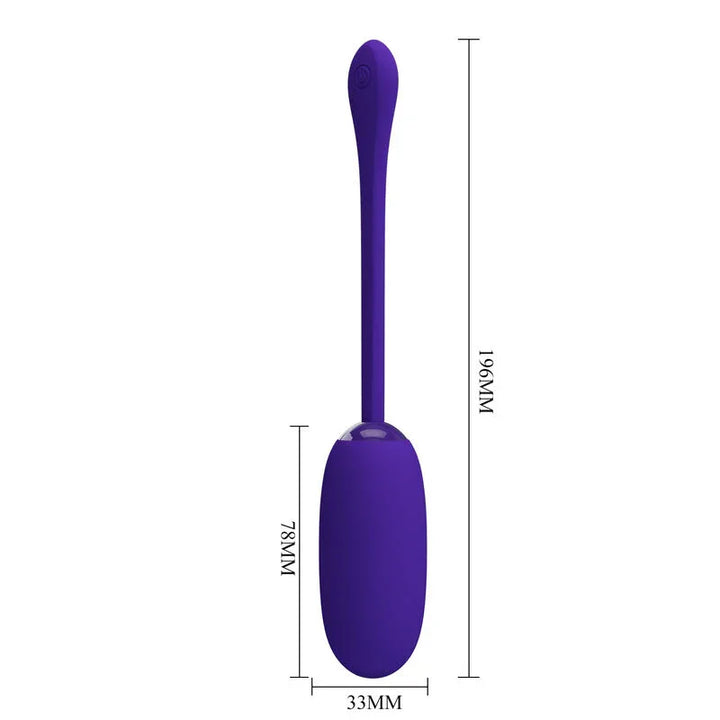 PRETTY LOVE - JULIUS HUEVO VIBRADOR IMPERMEBLE & RECARGABLE LILA - Nuvica