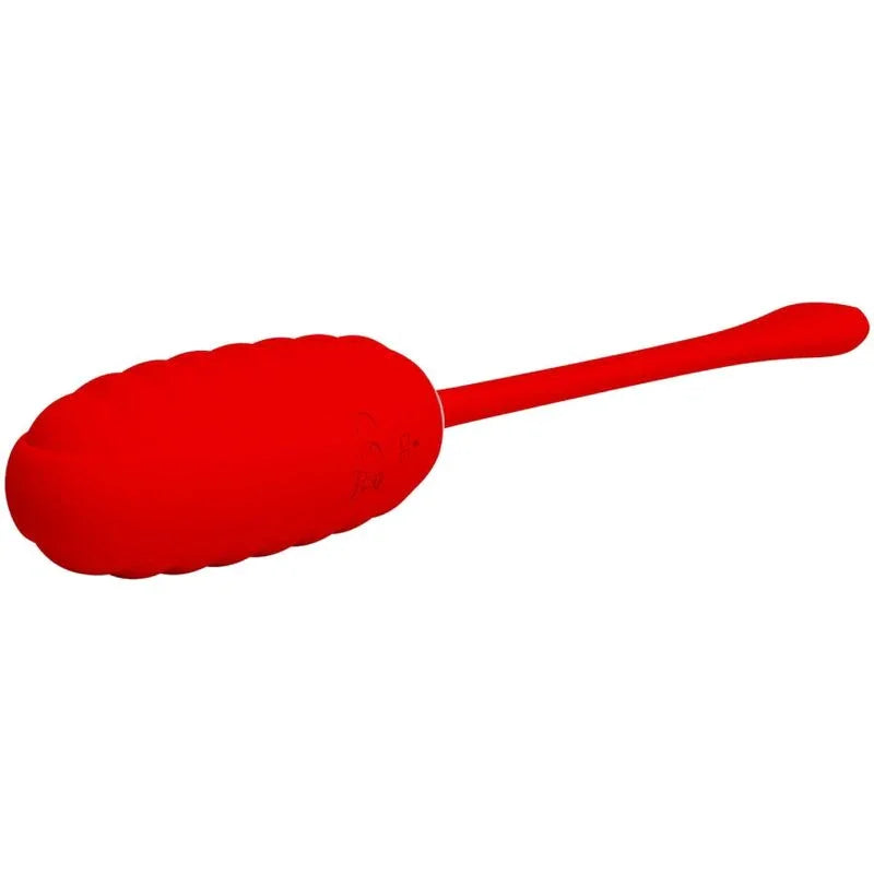 PRETTY LOVE - KIRK HUEVO VIBRADOR RECARGABLE ROJO - Nuvica