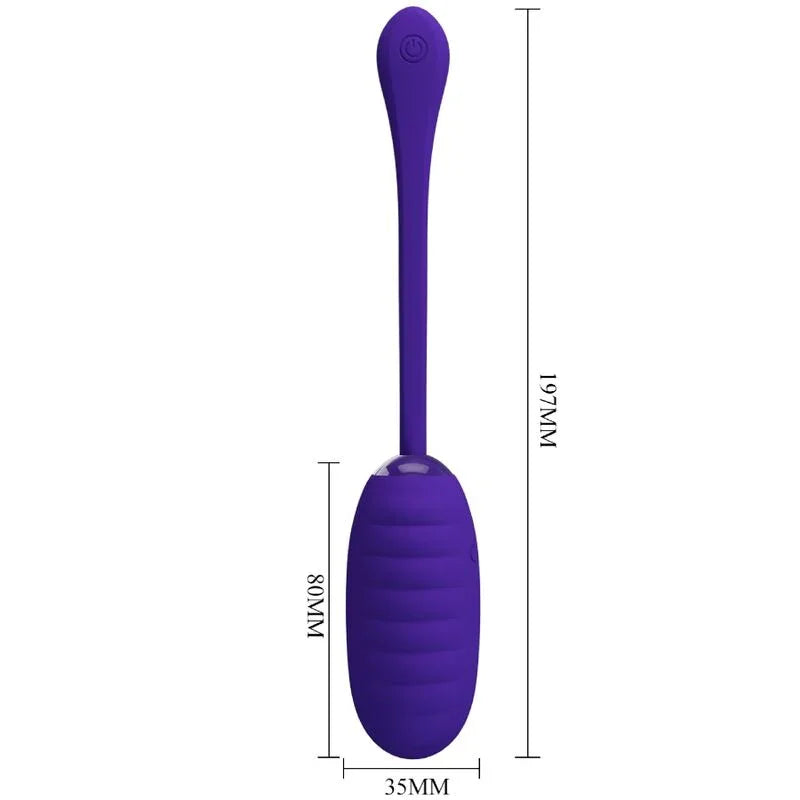 PRETTY LOVE - KIRK HUEVO VIBRADOR RECARGABLE LILA - Nuvica