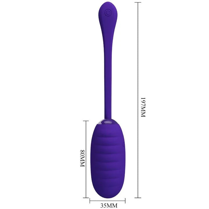 PRETTY LOVE - KIRK HUEVO VIBRADOR RECARGABLE LILA - Nuvica