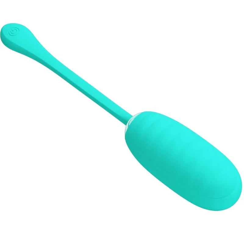 PRETTY LOVE - KIRK HUEVO VIBRADOR RECARGABLE VERDE AGUA - Nuvica