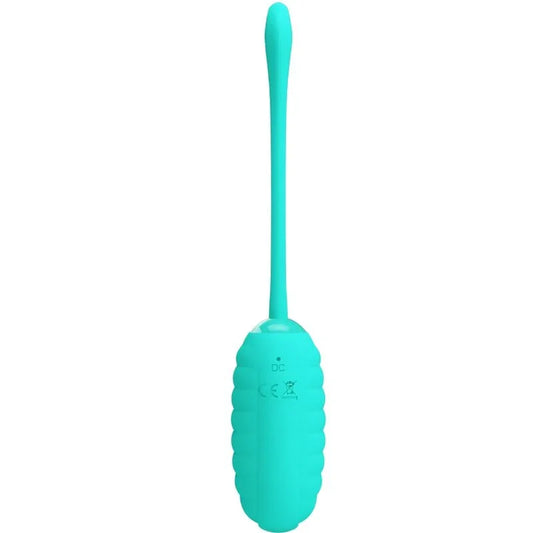PRETTY LOVE - KIRK HUEVO VIBRADOR RECARGABLE VERDE AGUA - Nuvica