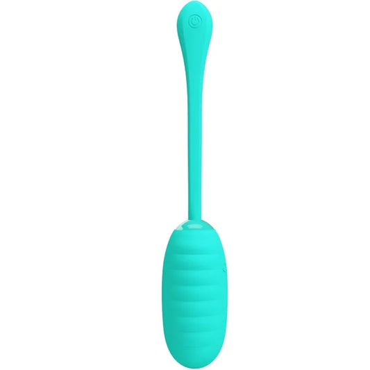 PRETTY LOVE - KIRK HUEVO VIBRADOR RECARGABLE VERDE AGUA - Nuvica