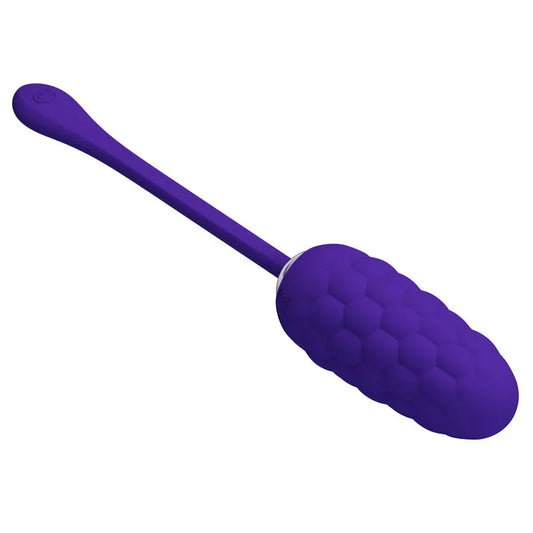 PRETTY LOVE - HUEVO VIBRADOR CON TEXTURA MARINA RECARGABLE LILA - Nuvica