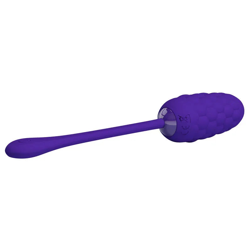 PRETTY LOVE - HUEVO VIBRADOR CON TEXTURA MARINA RECARGABLE LILA - Nuvica