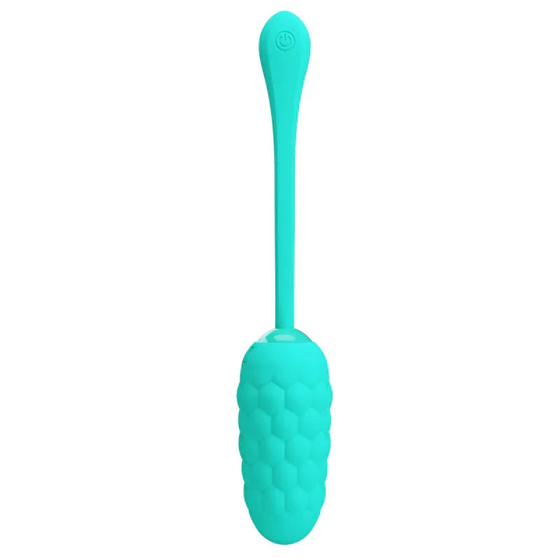 PRETTY LOVE - HUEVO VIBRADOR CON TEXTURA MARINA RECARGABLE VERDE AGUA - Nuvica