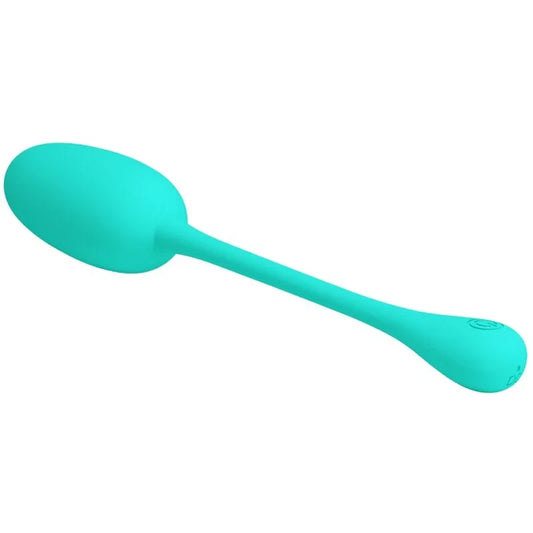 PRETTY LOVE - KNUCKER HUEVO VIBRADOR RECARGABLE VERDE AGUA - Nuvica