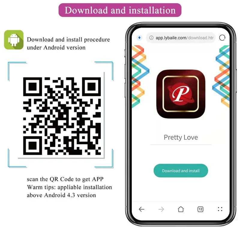 PRETTY LOVE - JAYLEEN VIBRADOR APP CONTROL REMOTO LILA - Nuvica