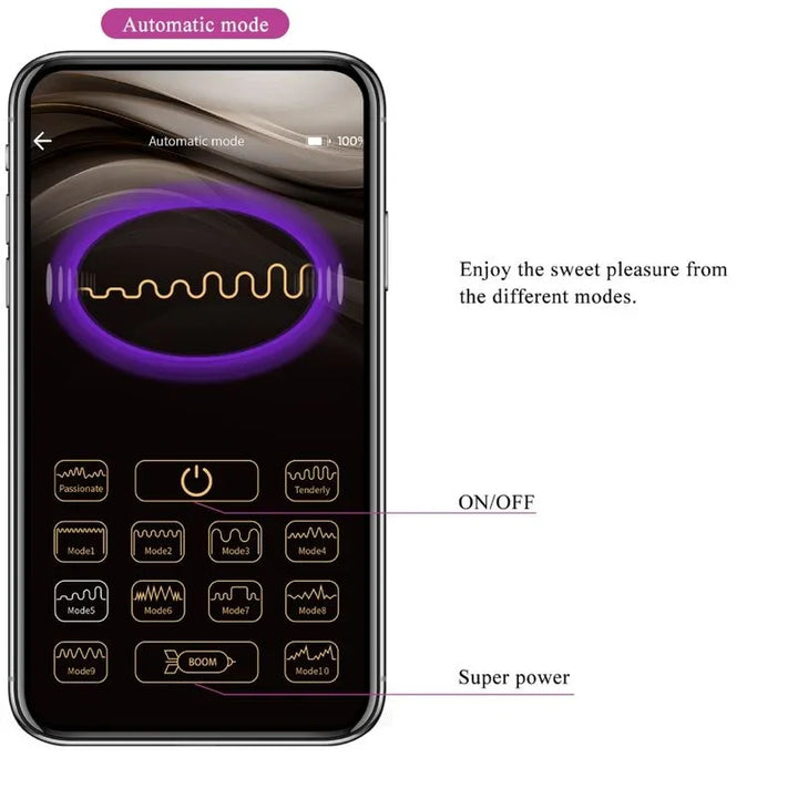 PRETTY LOVE - CATALINA VIBRADOR APP CONTROL REMOTO LILA - Nuvica