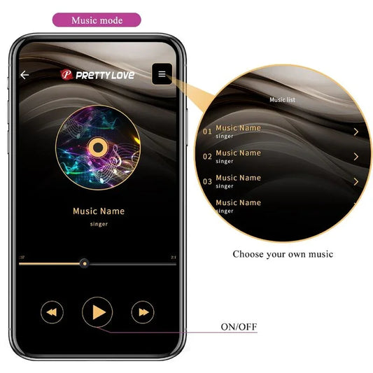 PRETTY LOVE - JEFFERSON PLUG ANAL CONTROLADO POR APP LILA - Nuvica